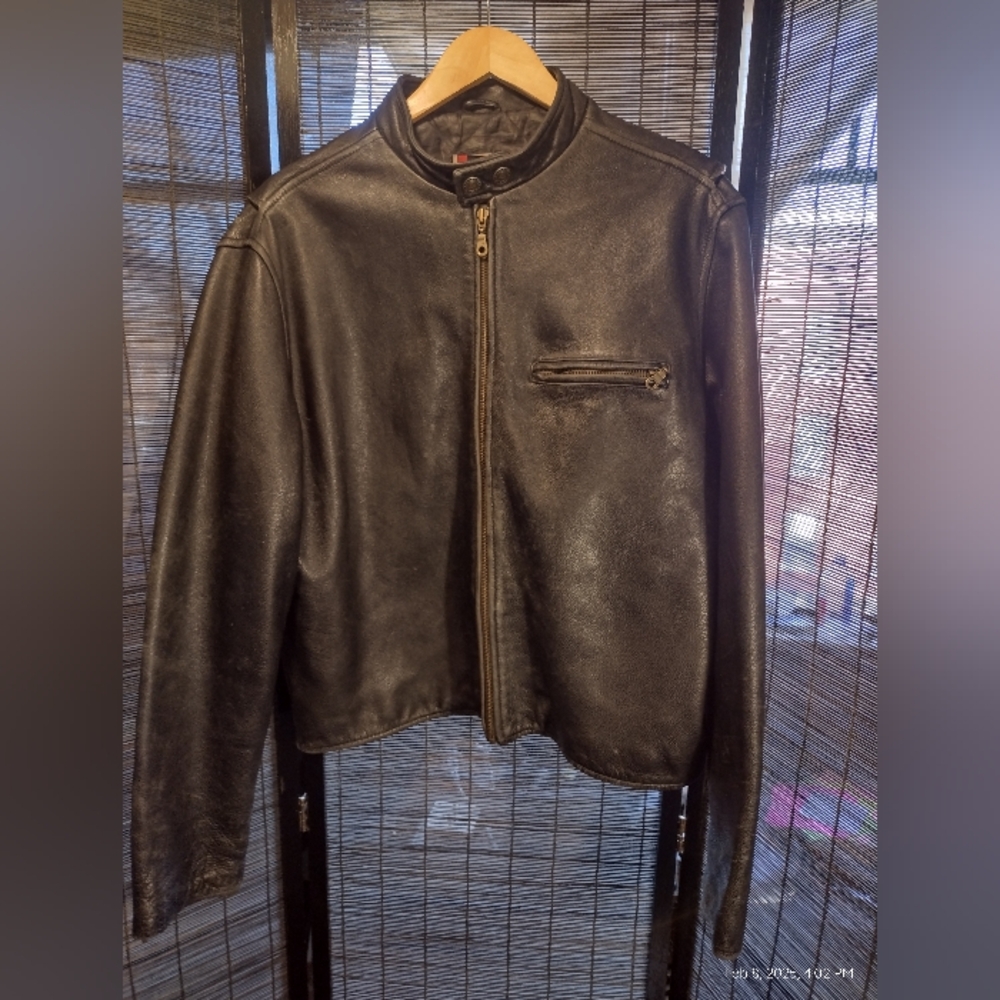 Vintage Heavy Duty Motorcycle Jacket size Medium/no road rash with this jacket!!